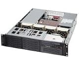 Super Micro SSERVER 6024HIB 2U DP 800-X6DHE-G 500W 6 HD BLK ( SYS-6024H-IB )