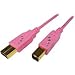 Cables Unlimited Ka-Bling USB-5005-02MP 2-Meter High-Speed USB 2.0 Cable (Pink)