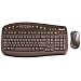 Microsoft Wireless Optical Desktop 1000 - Keyboard - wireless - RF - 105 keys - mouse - USB wireless receiver - black - German