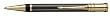 Parker Duofold Chocolate Pinripe Ballpoint Pen Blue 12074