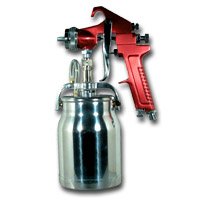 1.8mm Siphon Feed Primer Spray Gun with 1Qt. Aluminum Cup
