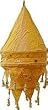 ShalinCraft Lampshades Multicolored Applique Embroidered Fabric Indian-Style (clamp045)