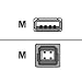 Belkin USB cable - 4 PIN USB Type A (M) - 4 PIN USB Type B (M) - 3.0 m
