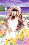 Shih Tzu Garden Flag2008