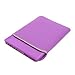 TOP CASE Rubberized Hard Case Compatible with Apple13-Inch MacBook Pro A1425 and A1502 Bundle with Sleeve, Silicone Keyboard Cover, Clear Screen Protector and Mouse Pad - Purple