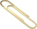 14K Gold Paper Clip Money Clip