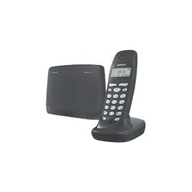 Siemens Gigaset A250 - T�l�phone sans fil avec r�pondeur et identification de l'appelant - DECT\GAP - Op�ration sur une seule ligne - noir