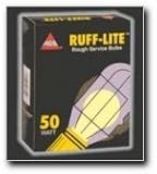 AGS Ruff-lite Rough Service Bulbs 50 Watt 4 bulbs