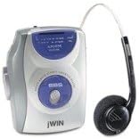 Click here to buy 4 Pack of AM FM Stereo Cassette Player with Bass Boost - Blue.