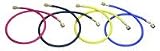 72in. R12 Blue Charging Hose With Shut-Off Valve Fittings