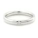 14K White Gold Diamond Wedding Bands 3mm Comfort-fit