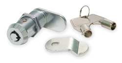 Battalion 1XRZ8 Tubular Key Cam Lock, Keyed Alike, Chrome