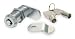 Battalion 1XRZ8 Tubular Key Cam Lock, Keyed Alike, Chrome