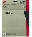 3M Imperial Wetordry Sandpaper - Medium P220 Grit - 5 Sheets Per Pack - 9'' x 11