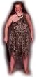 Plus Size Jungle Jane Prehistoric Cavewoman Costume (Shown in Cheetah - Available in JAGUAR Only)