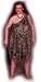 Plus Size Jungle Jane Prehistoric Cavewoman Costume (Shown in Cheetah - Available in JAGUAR Only)