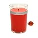 Red Flower Italian Blood Orange LITTLE Flower Candle