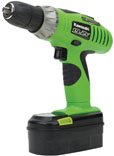 Kawasaki 840131Green 19.2 Volt Cordless Drill