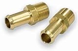 : Fuel Hose Fittings 0.25 in. NPT To 3/8 in. Hose Brass 1 Per Pack