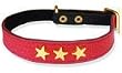 11.5" inch red Leather cat collar -red leather cat collar for your pet