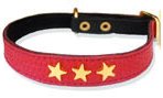 11.5 inch red Leather cat collar -red leather cat collar for your pet