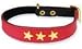 11.5 inch red Leather cat collar -red leather cat collar for your pet