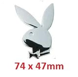 Alfa Romeo Chrome Playboy Badge
