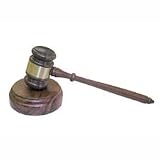 McGill Inc. Products - Gavel And Sounding Block, 10-1/2 Long, Walnut - Sold as 1 ST - Gavel with gold metal band and matching sound block is made of solid walnut. Comes in gift box with clear cover and gold tie. Gold band is ideal for engraving, silk screening or printing.