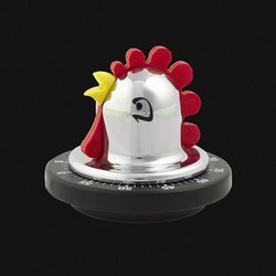 Chrome Hen Kitchen Timer