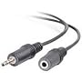 Cables To Go 40408 M/F Stereo Audio Extension Cable (12 Feet, Black)