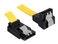 DELOCK Kabel SATA 6Gb/s 100cm gelb ob/un Metall Preisvergleich