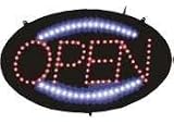 Open LED Neon Sign With Transparent Cover