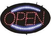 Open LED Neon Sign With Transparent Cover