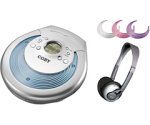 Coby CX-CD113 Super-Slim Personal CD Player with Interchangeable Color Inserts