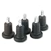 Bell Glides, Black, 7/16w x7/8h Stem - Same Day Shipping (orders by 3 pm), Next Day Delivery (in most cases)