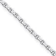 Cable Chain Necklace Sterling Silver 2.75mm (Available in Different Sizes)