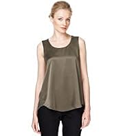 Autograph Pure Silk Oblong Vest Top