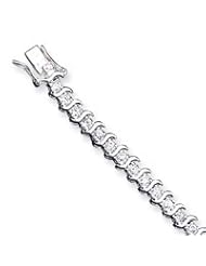 Sterling Silver CZ Bracelet