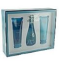 Cool Water By Davidoff For Women. Set-edt Spray 3.4 Ounces & Body Lotion 2.5 Ounces & Shower Gel 2.5 Ounces