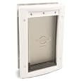 PetSafe Plastic Pet Door, Premium White, Extra-Large