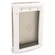 PetSafe Plastic Pet Door, Premium White, Extra-Large