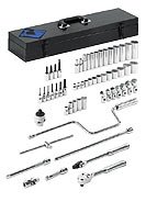 Armstrong 15-310 58pc 3/8 Drive 12pt Fractional Ratchet/Socket Set