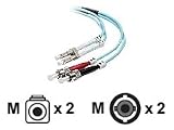 Belkin 10 Gig Aqua - Patch cable - LC/PC multi-mode (M) - ST/PC multi-mode (M) - 49 ft - fiber optic - 50 / 125 micron - aqua