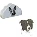 Border Collie Napkin Holder, Porcelain by Rosalinde