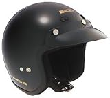 KBC TK110 Open Face Motorcycle Helmet Black L