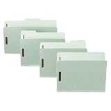 Smead Fastener Pressboard Folder, Letter, Two 2-Inch K Style #1 and #3 Fasteners, 1/3 Cut Tab, 25 per Box (14934)