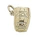 Drum Charm - 10K Yellow Gold