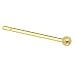 Solid 14KT Yellow Gold BALL Nose Stud Ring