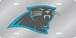 Carolina Panthers Laser Cut Silver License Plate - SET OF 6 - Sports Merchandise