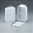 16 Unit- empty metal case- 1 shelf- hinged w/ gasket- 6-5/16 in. x9-1/16 in. x2-3/8 in. - vertical- 1 ea. At Home Emergency
